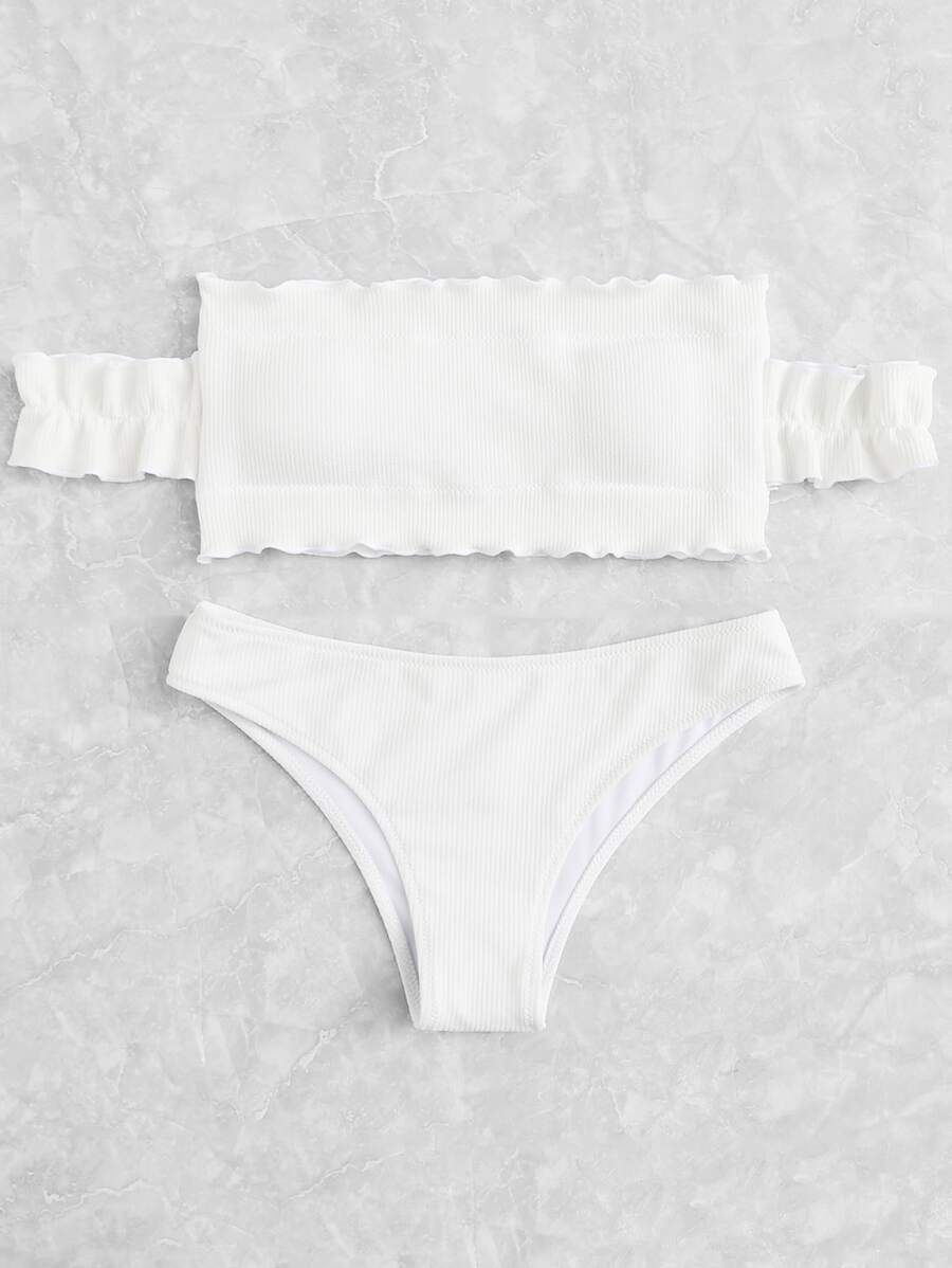 Off The Shoulder Bikini Set | SHEIN