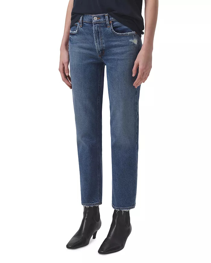 Kye High Rise Ankle Straight Jeans in Notion | Bloomingdale's (US)