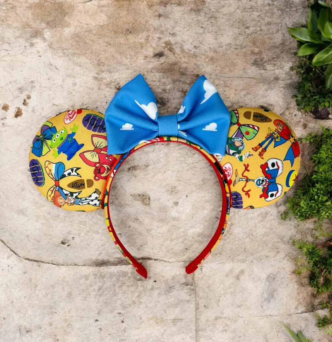 Toy Story Coquette Bows Inspired Mouse Ears | Minnie Ears | Mickey Ears | Lotso | Woody | Buzz Li... | Etsy (Global)