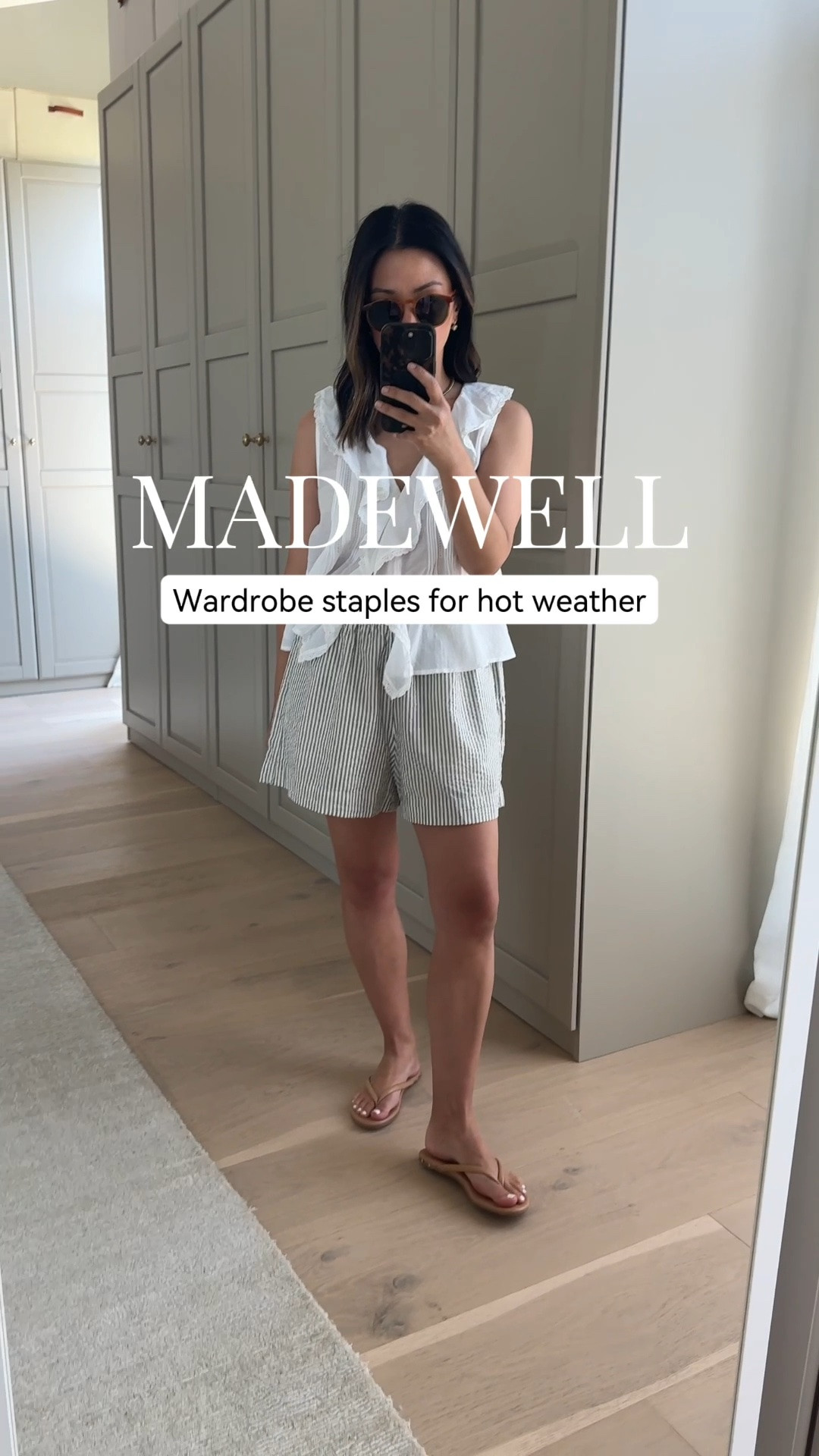 This top is such a good option if you’re looking for something other than a tee this summer. Paired with 100% cotton pull on shorts. Wearing the top in xs (could also do the small) and shorts in a medium for a relaxed fit. @Madewell #madewell #madewellpartner #ad

#LTKPetite