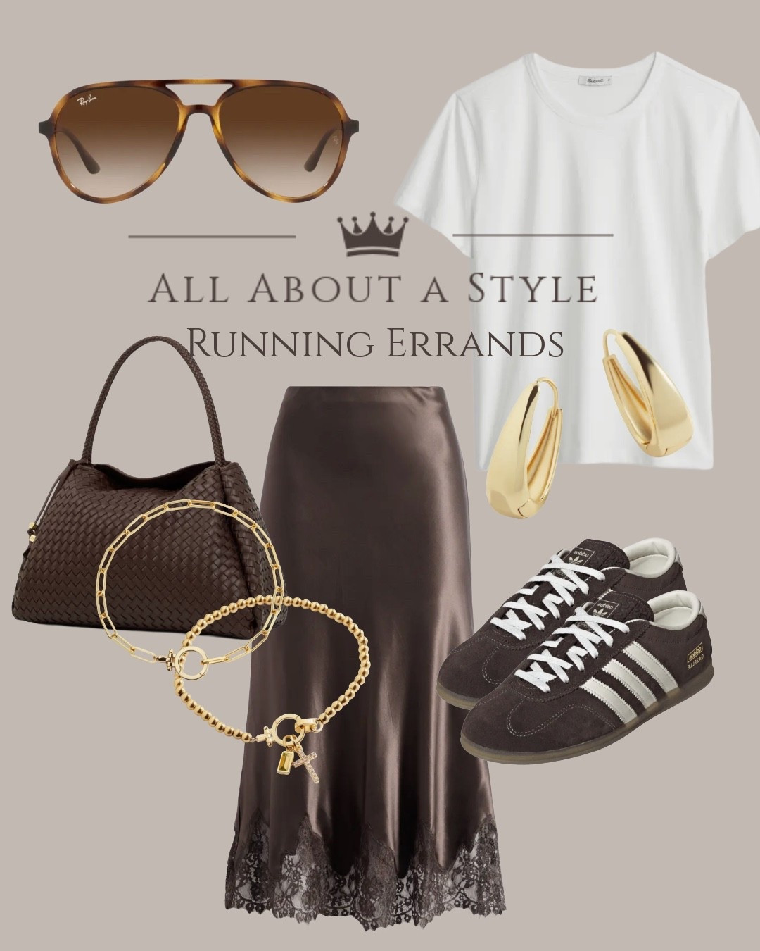 #OOTD A perfect elevated & effortless outfit for running errands, coffee date, or shopping. 

Tap to shop and get this look. 

#fashion #womensfashion #elevated #summer #chic #sneakers #silkskirt #casual

#LTKgrwm #LTKootd #LTKPetite