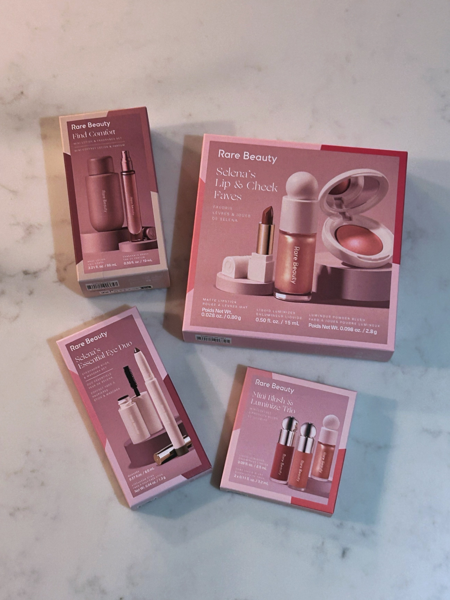 Gorgeous gift sets from Rare Beauty by Selena Gomez 🩷 Love the Lip and Cheek Faves, to create a fresh, rosy look with a full-size Soft Pinch Luminous Powder Blush, full-size Positive Light Liquid Luminizer and mini Kind Words Lipstick. They’re suitable for all skin types, plus they’re vegan and cruelty-free, so make great gifts. 

#LTKmakeup #LTKgiftguide #LTKbeauty