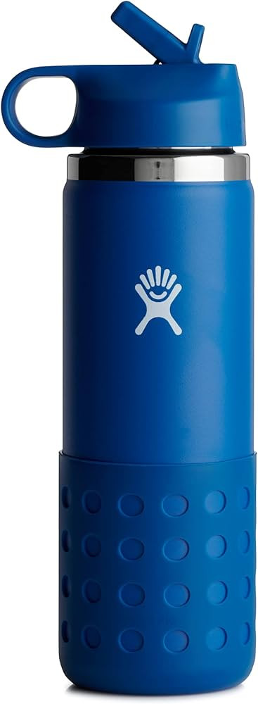 Hydro Flask Kids Wide Mouth Straw LID and Boot Honeydew | Amazon (US)