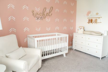 Dusty pink nursery inspo, white and gold nursery, dusty rose nursery, baby girl nursery ideas, baby girl nursery boho, baby girl nursery room ideas, sponge painted accent wall, nursery accent wall 

#LTKhome #LTKbaby