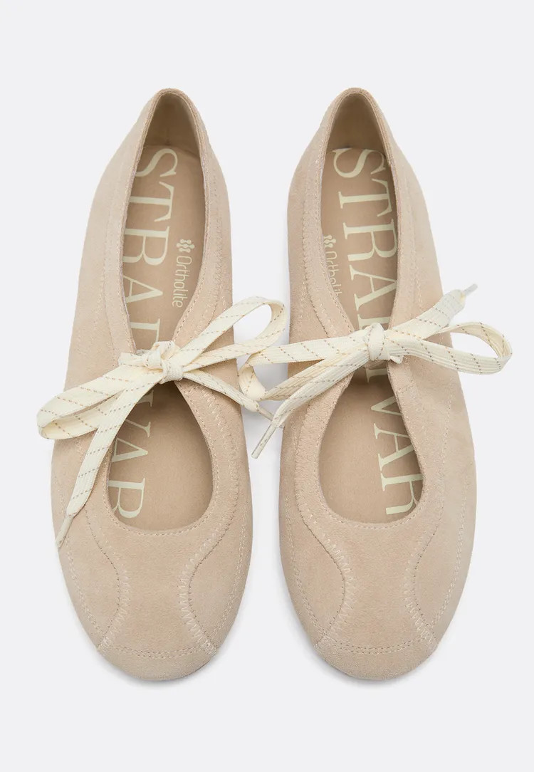 Leather bow sneakerinas - Women's fashion | Stradivarius United Kingdom | Stradivarius (UK)
