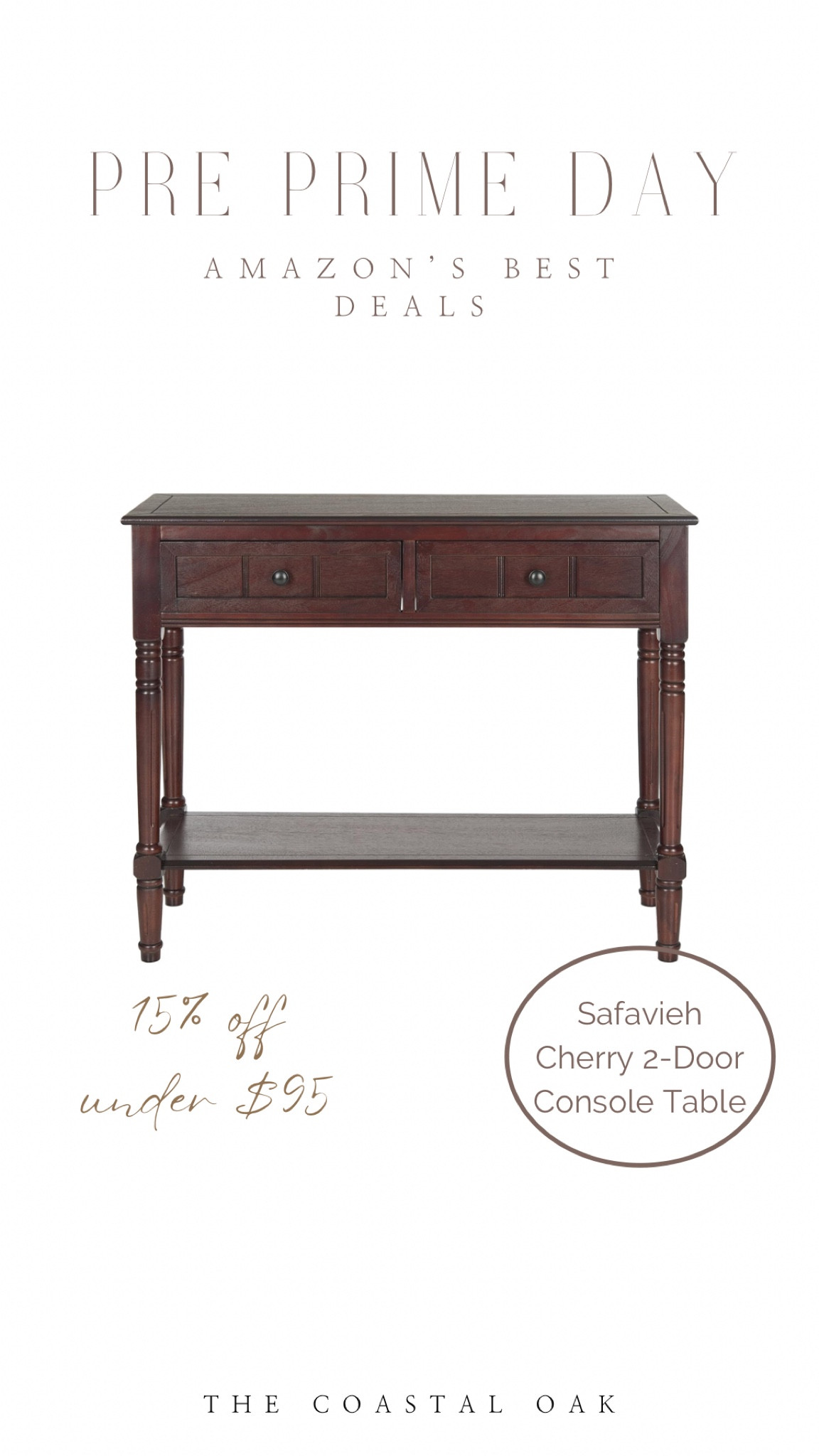 Grab this solid wood antique console table from Amazon on sale for Prime Day! 

#LTKSummerSales #LTKSeasonal #LTKHome