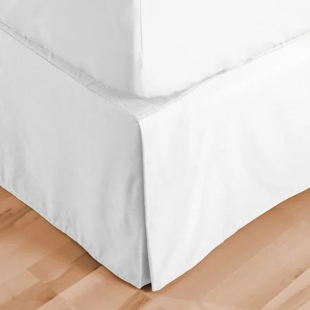 Bed Skirt Double Brushed Premium Microfiber, 15-Inch Tailored Drop Pleated Dust Ruffle, 1800 Ultr... | Walmart (US)