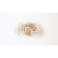 Vintage Brooch Pin. Jewelry. Shabby Chic. Floral. Ceramic Brooch. Flowers | Etsy (US)