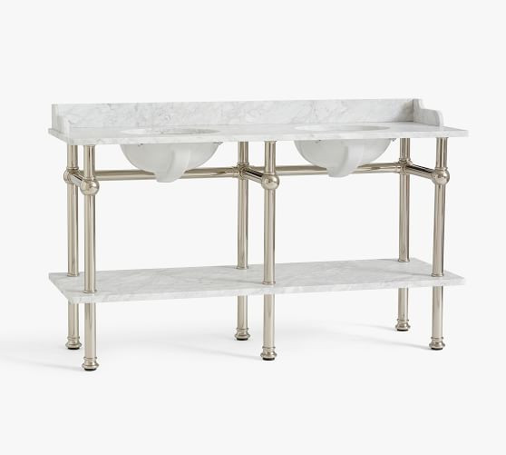 Apothecary 65" Double Sink Vanity | Pottery Barn (US)