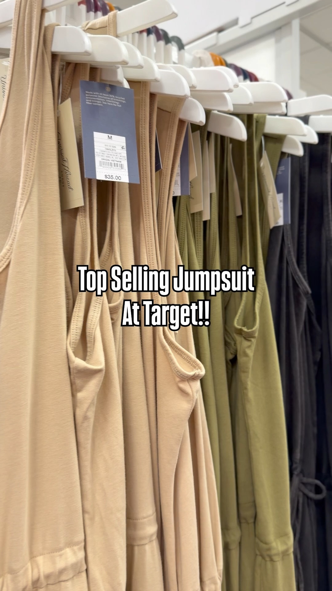 #ad Our top selling item is this jumpsuit that comes in three colors. Fits TTS but if you’re between sizes, size down. @Target