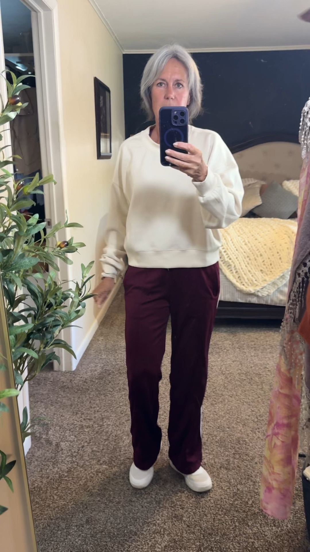 These track pants are not just for pickle ball. I wear them all the time and have them in black as well. They come in 5 inseams. I am wearing a small with a 30 inseam. 

‼️ They are 10% off right now ‼️

#over50style #midlifestyle
#styleover50 #effortlessstyle #timelessstyle

#LTKootd #LTKOver40 #LTKActive