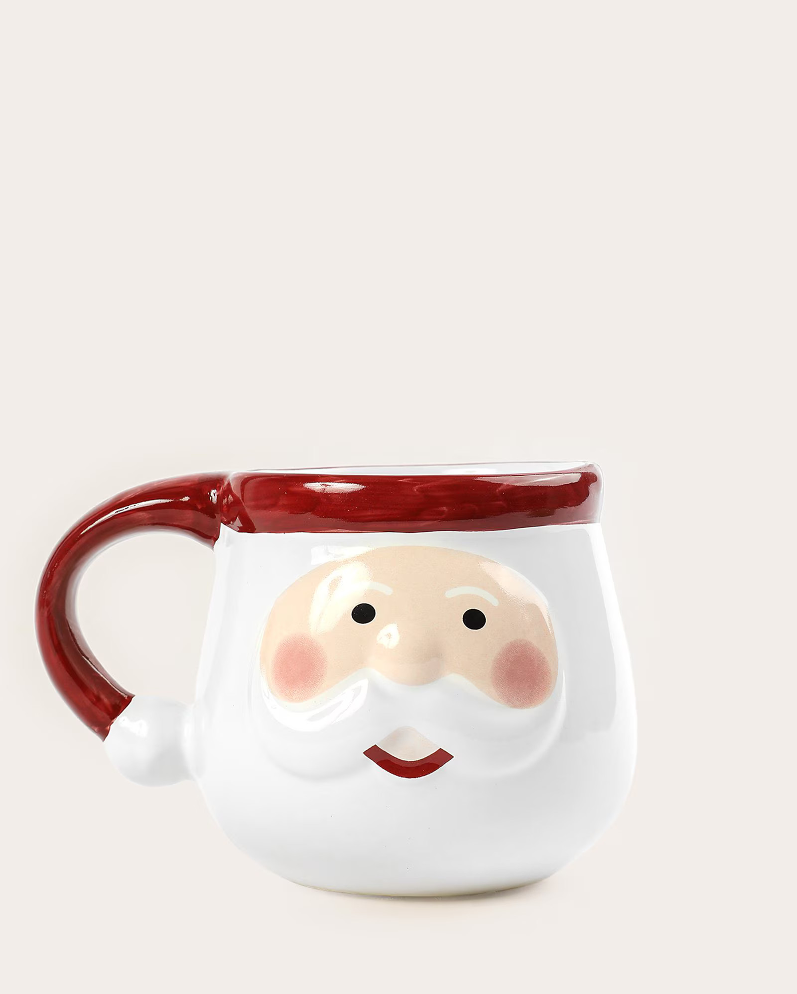 Caneca de cerâmica Papai Noel 500ml branca | Casa Riachuelo | Riachuelo (BR)