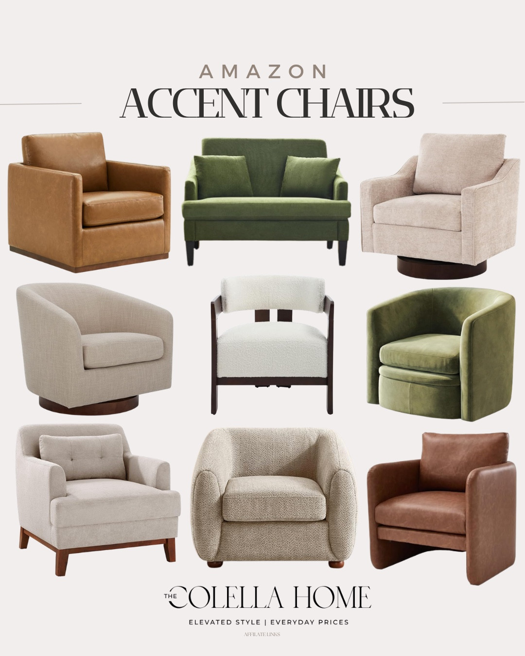 Loving these accent chairs from Amazon!

Home accents, looks for less, furnituree

#LTKHome #LTKSaleAlert #LTKSeasonal