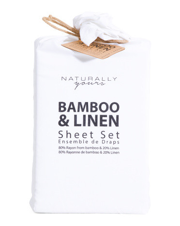 Linen Blend Sheet Set | TJ Maxx