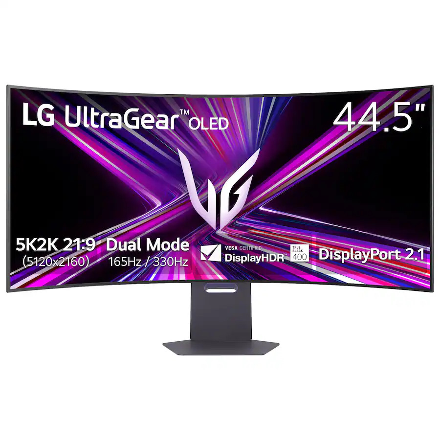 LG - UltraGear 45" OLED Dual Mode (5K2K WUHD 165Hz, WFHD 330Hz) 0.03ms G-Sync/FreeSync Premium Pr... | Best Buy U.S.