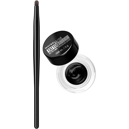 Maybelline New York Makeup Eyestudio Lasting Drama Gel Eye Liner, Blackest Black, Waterproof, 0.106 Ounce,Pack of 1 | Amazon (US)