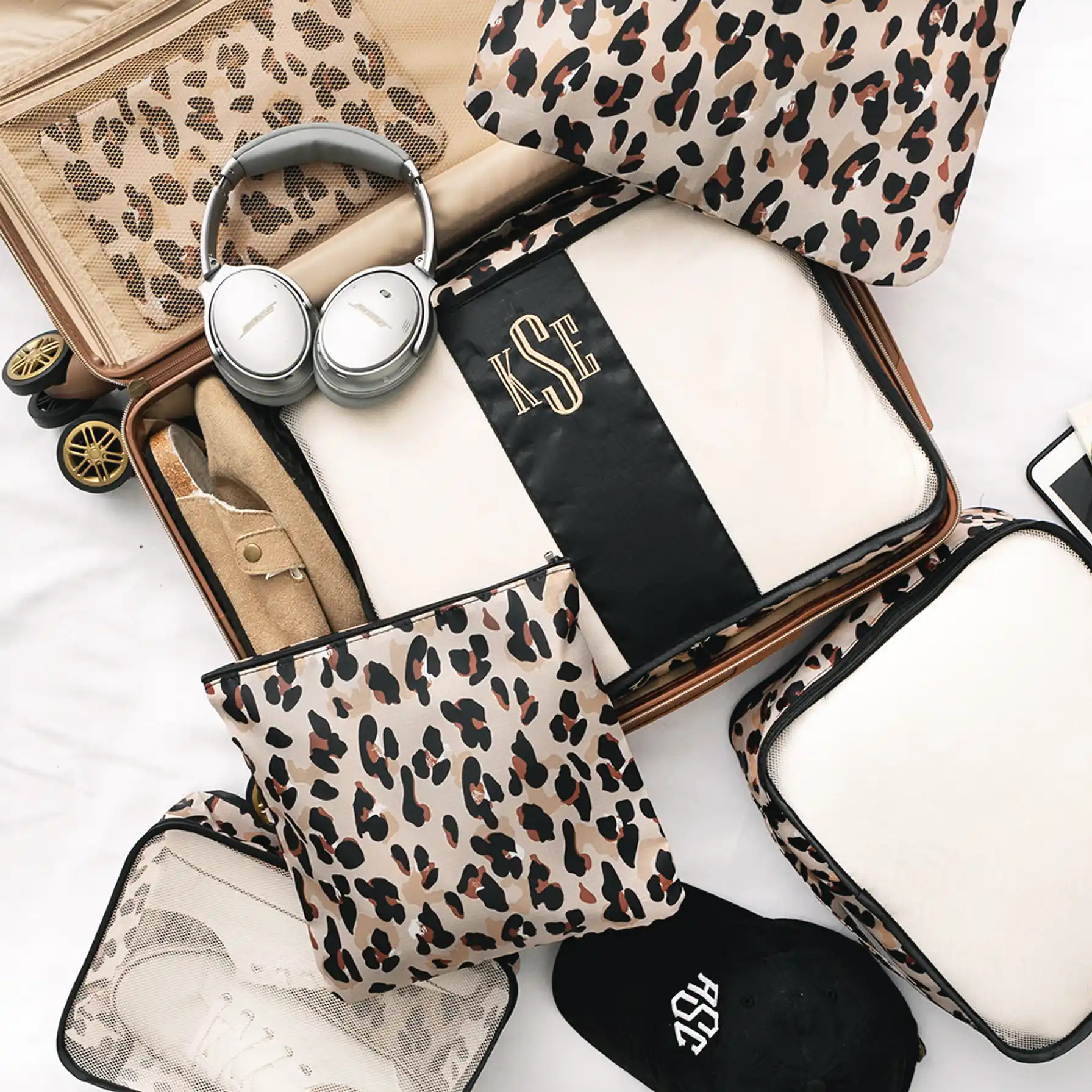 Monogrammed Packing Bag Set | Marleylilly