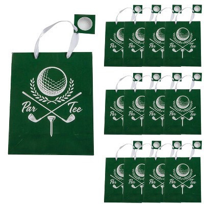Fun Express 7 1/4" x 9" Medium Golf Party Paper Gift Bags - 12 Pc. | Target