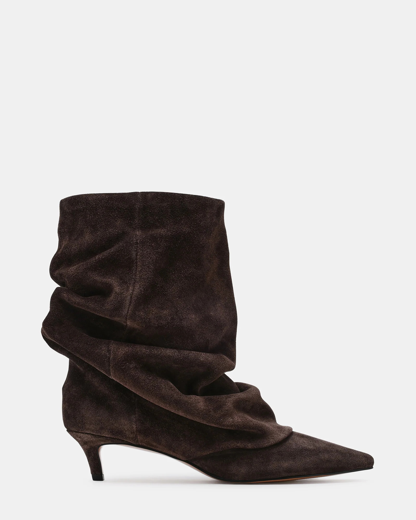 Steve Madden Women's Lennox Cuffed Booties - Brown Suede - Size 10 - Leather | Steve Madden (US)