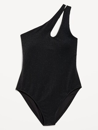 One-Shoulder Shine Swimsuit | Old Navy (US)