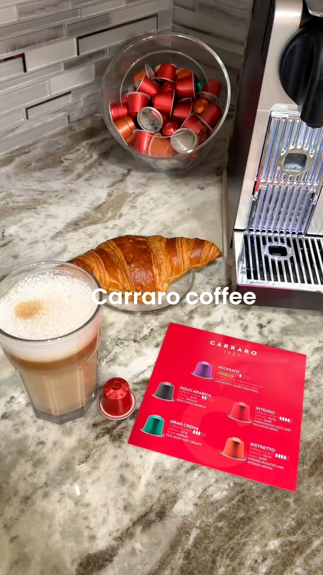 Coffee that can used in nesspresso coffee machines. The taste that speaks for itselff