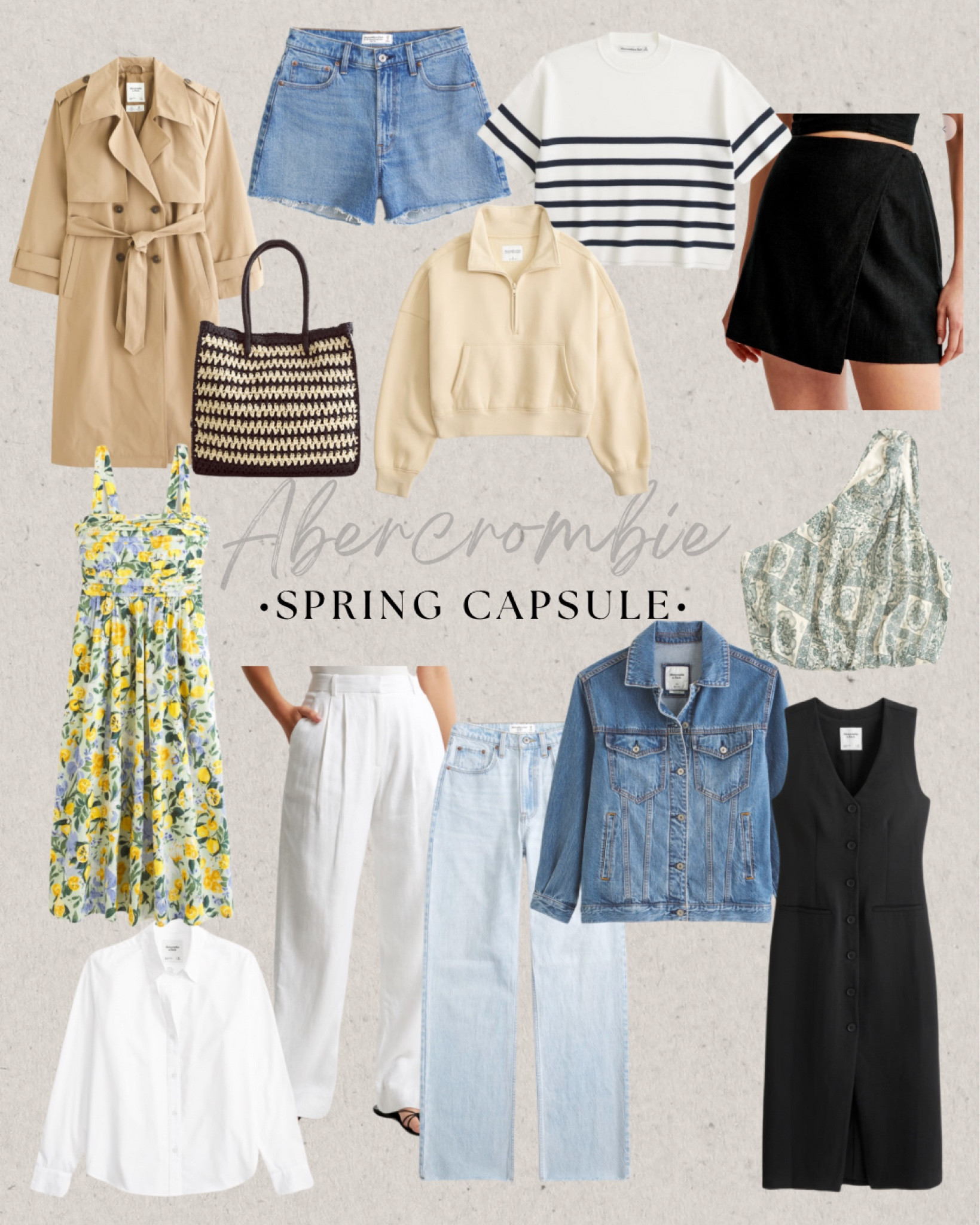 Abercrombie spring capsule. 15-20% off + extra 15% off code AFKATHLEEN
#abercrombie

#LTKSeasonal #LTKsalealert