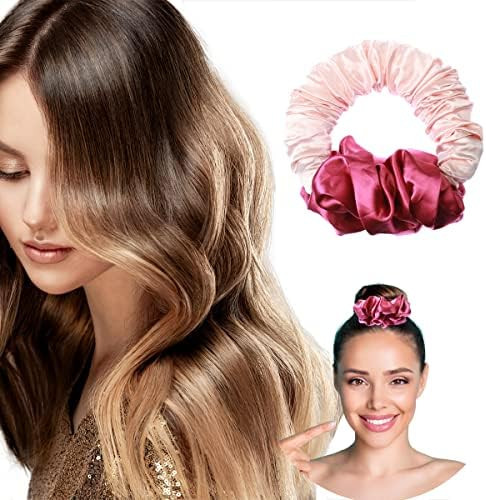 Heatless Hair Curls, 2022 Soft Sleep Tie Scrunchie for Long Hair Sleepytime Scrunchie Heatless Curli | Amazon (US)