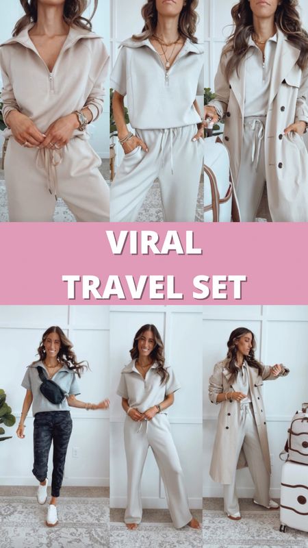 ✨POV: You found the comfiest travel set you can mix and match to get maximum wear. 

✨Wearing my true to size, small. 

Two piece sets for women summer | 2 piece sets for women | summer outfits women | travel outfit | travel set | airport outfit

#LTKFindsUnder50 #LTKTravel #LTKStyleTip