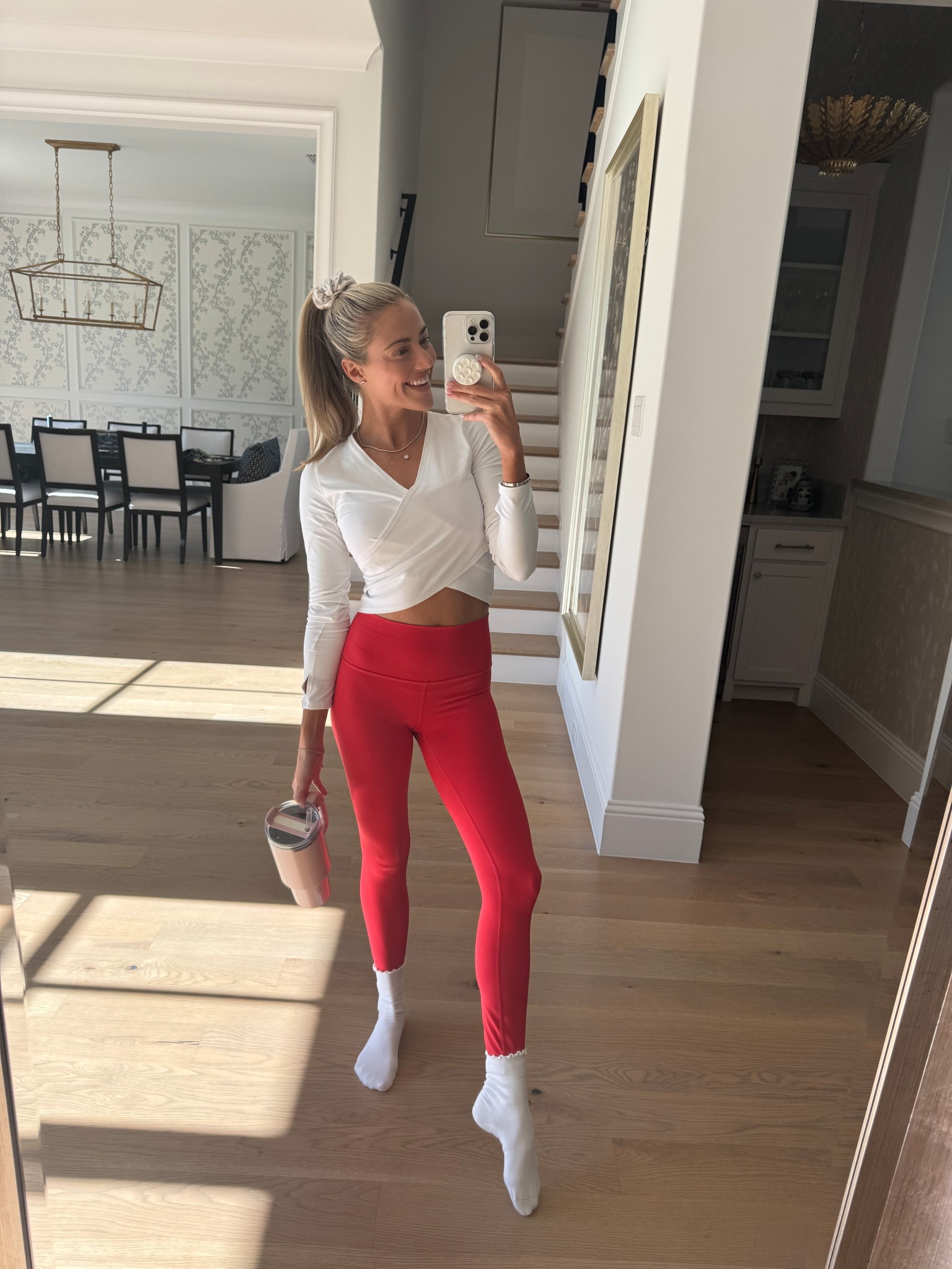 Amazon Activewear 
Stanley Tumbler 
Lululemon scrunchie 

#LTKStyleTip #LTKActive