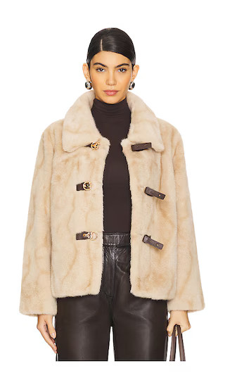 Tegan Faux Fur Coat | Revolve Clothing (Global)