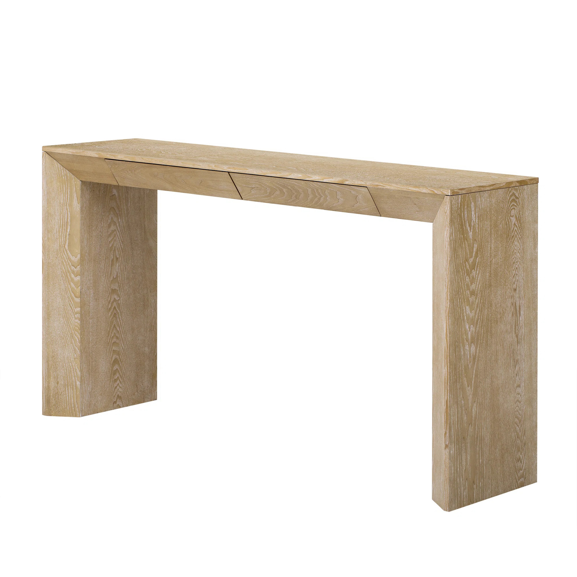Harriss Console Table with Hidden Drawers & Thickened Legs | Wayfair North America