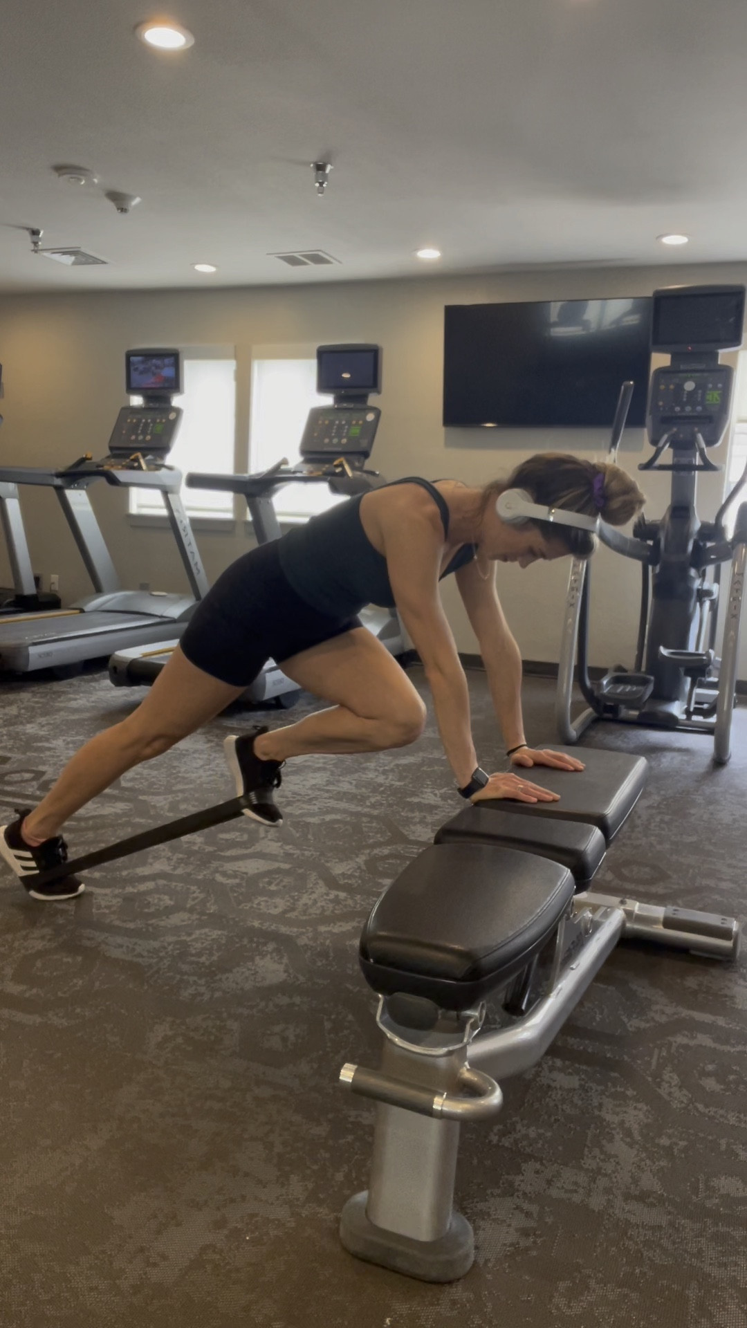 Favorite resistance band for ab and glute exercises 

#LTKunder50 #LTKfit #LTKunder100