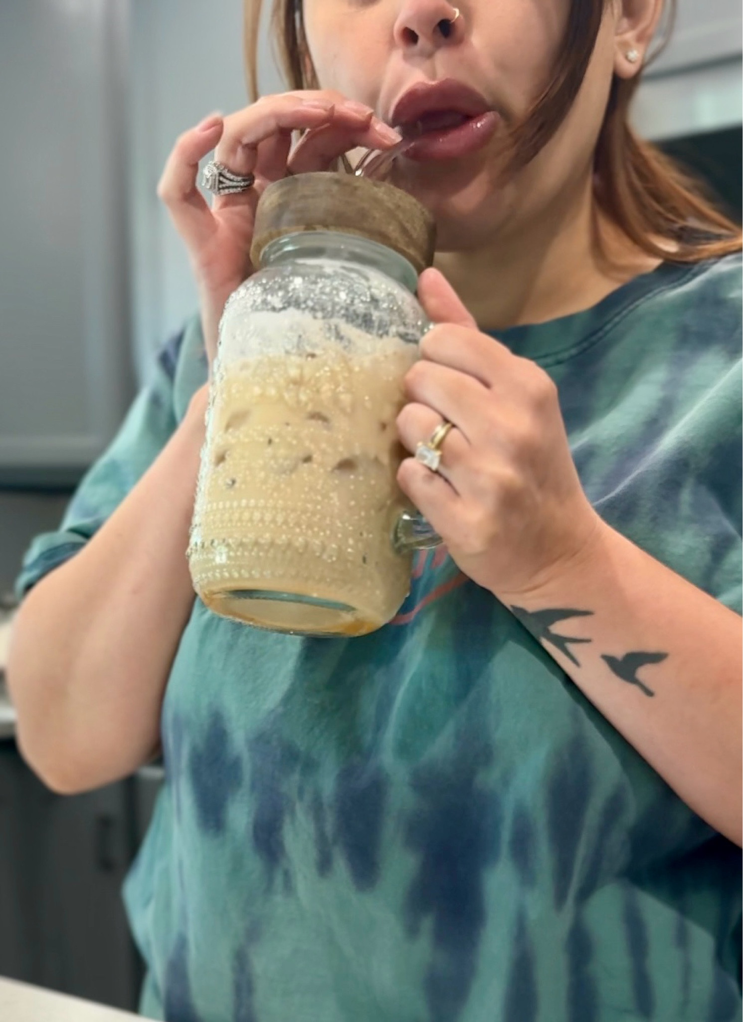 THE CUTEST MASON JAR CUP🥹🙏💘💘 I’m obsessed!!! And super inexpensive 🥰

#LTKSeasonal #LTKSummerEdit #LTKHome