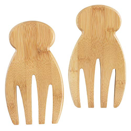 Totally Bamboo Salad Hands, Bamboo Salad Server Set | Amazon (US)