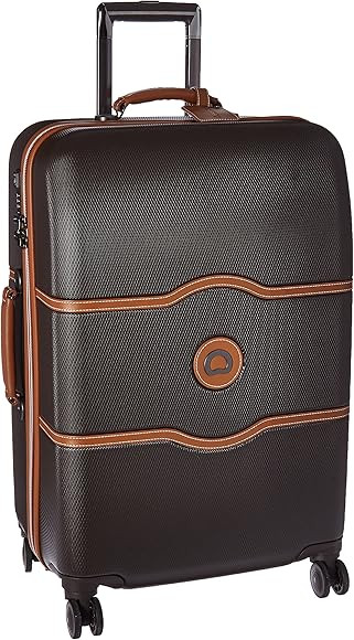 DELSEY Paris Chatelet Hardside Luggage with Spinner Wheels, Champagne White, Carry-on 19 Inch, No... | Amazon (US)