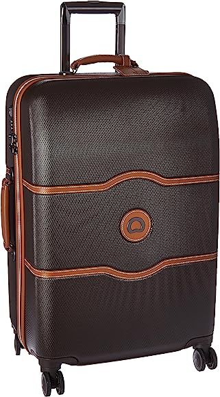 DELSEY Paris Chatelet Hardside Luggage with Spinner Wheels, Chocolate Brown, Carry-on 21 Inch, wi... | Amazon (US)