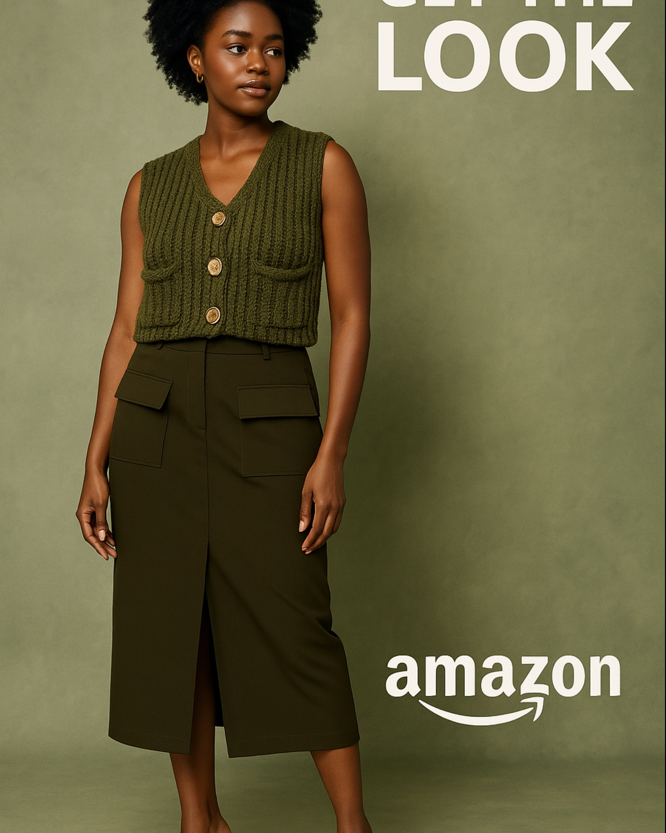 Casual chic with a luxe twist! I love this monochrome olive moment that mixes texture and structure so effortlessly. The chunky crochet vest + and high-waisted cargo skirt =elevated basics done right. And lets talk about the heels-leopard print meets gold buckle drama! All under $50

Vest: 18.99
Skirt: 48.00
Heels: 42.49
All pieces from Amazon

#LTKStyleTip #LTKFindsUnder100 #LTKSaleAlert