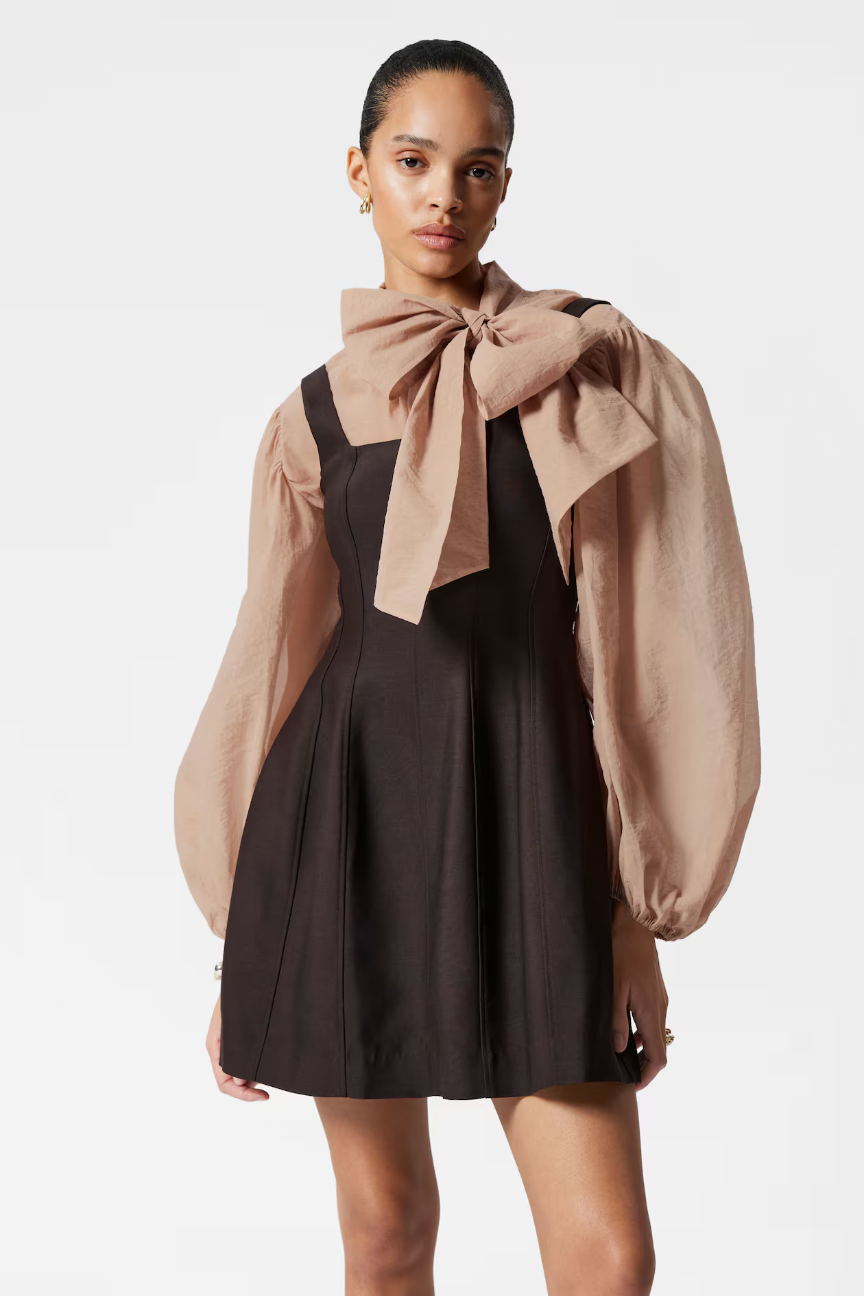 Minikleid im Korsagenstil | H&M (DE, AT, CH, NL, FI)