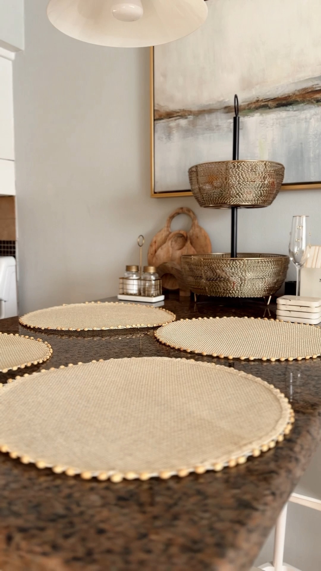Was ready to refresh my dining table after the holidays and started with new placemats 🤍
I wanted something neutral and easy to clean, and these round ones were exactly it. Found this collection on @wayfair and I’m obsessed.

#ad #Wayfair #WayfairPartner

Dining table decor • kitchen essentials • neutral decor

#LTKHome #LTKdayinmylife #LTKvlog
