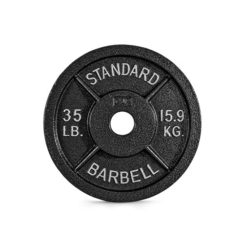 CAP Barbell 2-Inch Olympic Grip Plate, 35-Pounds | Amazon (US)