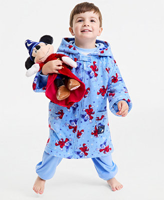 Toddler & Little Kids 2T-7 Sorcerer's Apprentice Mickey Hooded Robe | Macy's