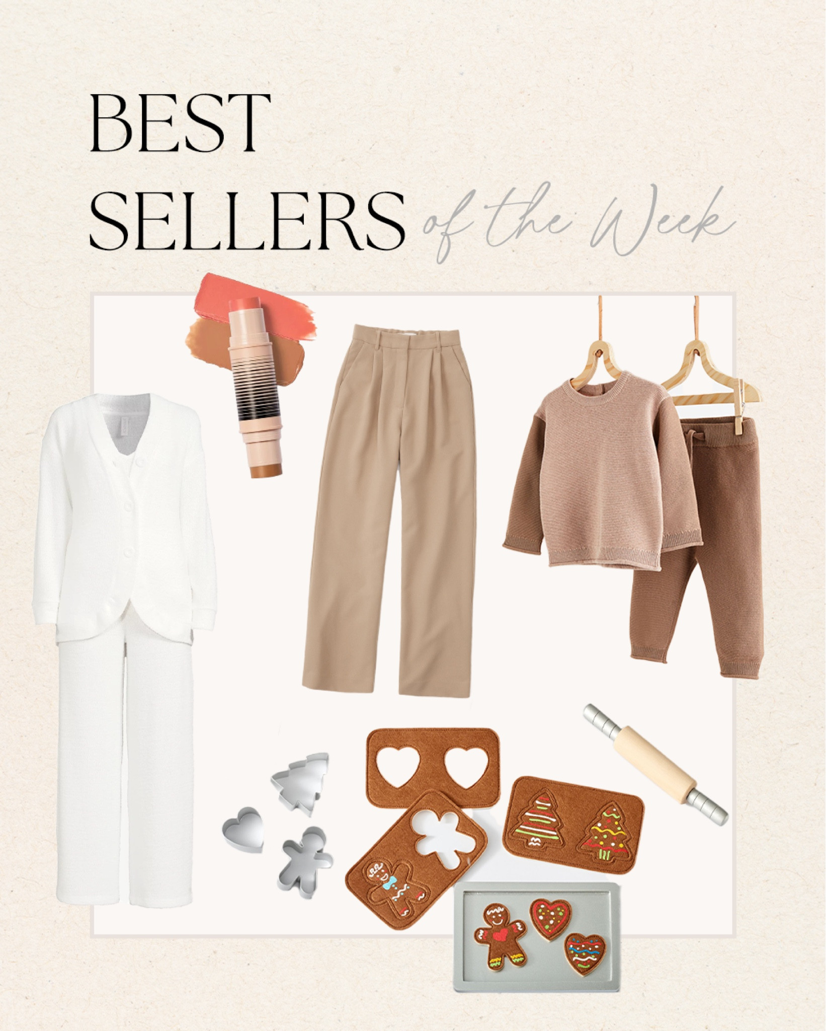 Best sellers this week 🫶🏼 this pottery barn kids cookie set is SO cute, y’all loved it!!! 🤎🤎

Best selling items, this weeks top sellers, Abercrombie, DIBS beauty 

#LTKHoliday #LTKbeauty