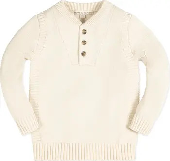 Baby Boys' Henley Sweater with Rib Details, Infant | Nordstrom