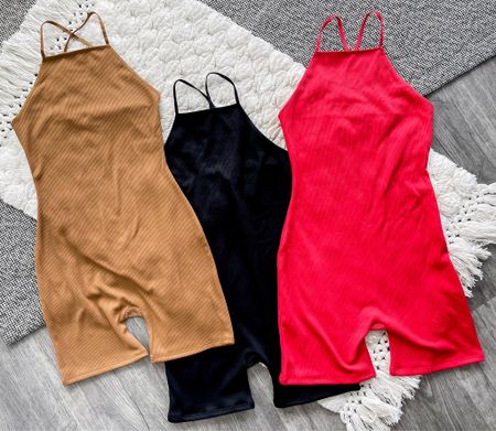 🚨20% off until 5/6🚨
Loving these ribbed sleeveless rompers for summer. 
Style with an oversized or cropped T-shirt or hoodie. Sneakers or a cute pair of sandals. I had to have it in all 3 colors. 

Romper • Ribbed Romper • Casual Style • Summer Fashion • Summer Aesthetic • Basic Style • Fit Style

#romper #ribbedromper #summerfashion #aesthetics #womensfashion #casualstyle 

#LTKFind #LTKfit 

#LTKstyletip