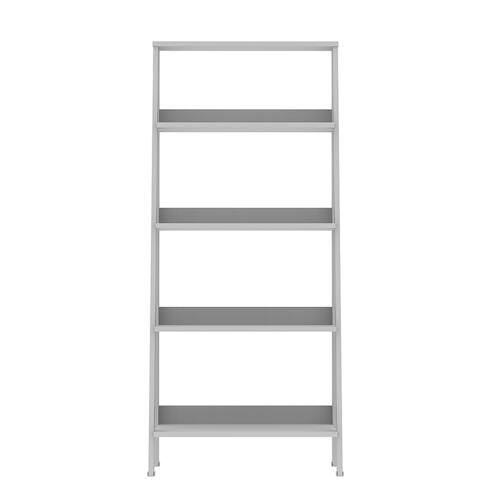 Walker Edison - 4-Shelf Ladder Bookcase - White | Best Buy U.S.