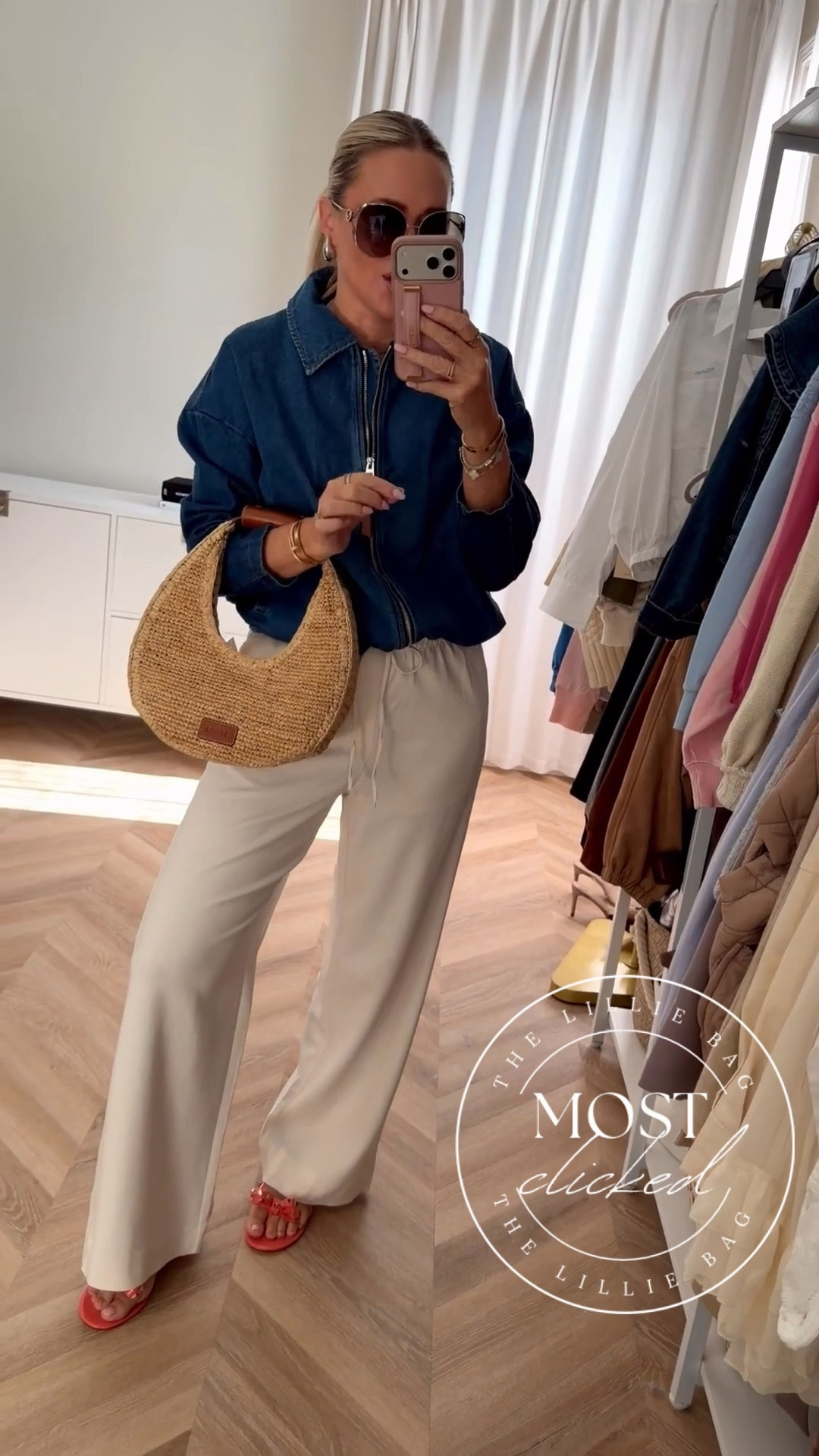 Target viral pants = must-get 🤍
• Comparable to Aritzia…honestly I like these better
• Sizes XS–4X + short / regular / tall
• I’m 5’6” in regular but would grab tall for extra length- those are the medium/reg

Amazon jacket under $40 and so good…very Zara vibes ✨

Target pants, Target fashion, spring outfits, Amazon jacket, affordable fashion, workwear pants, wide leg pants.

#LTKWorkwear #LTKootd