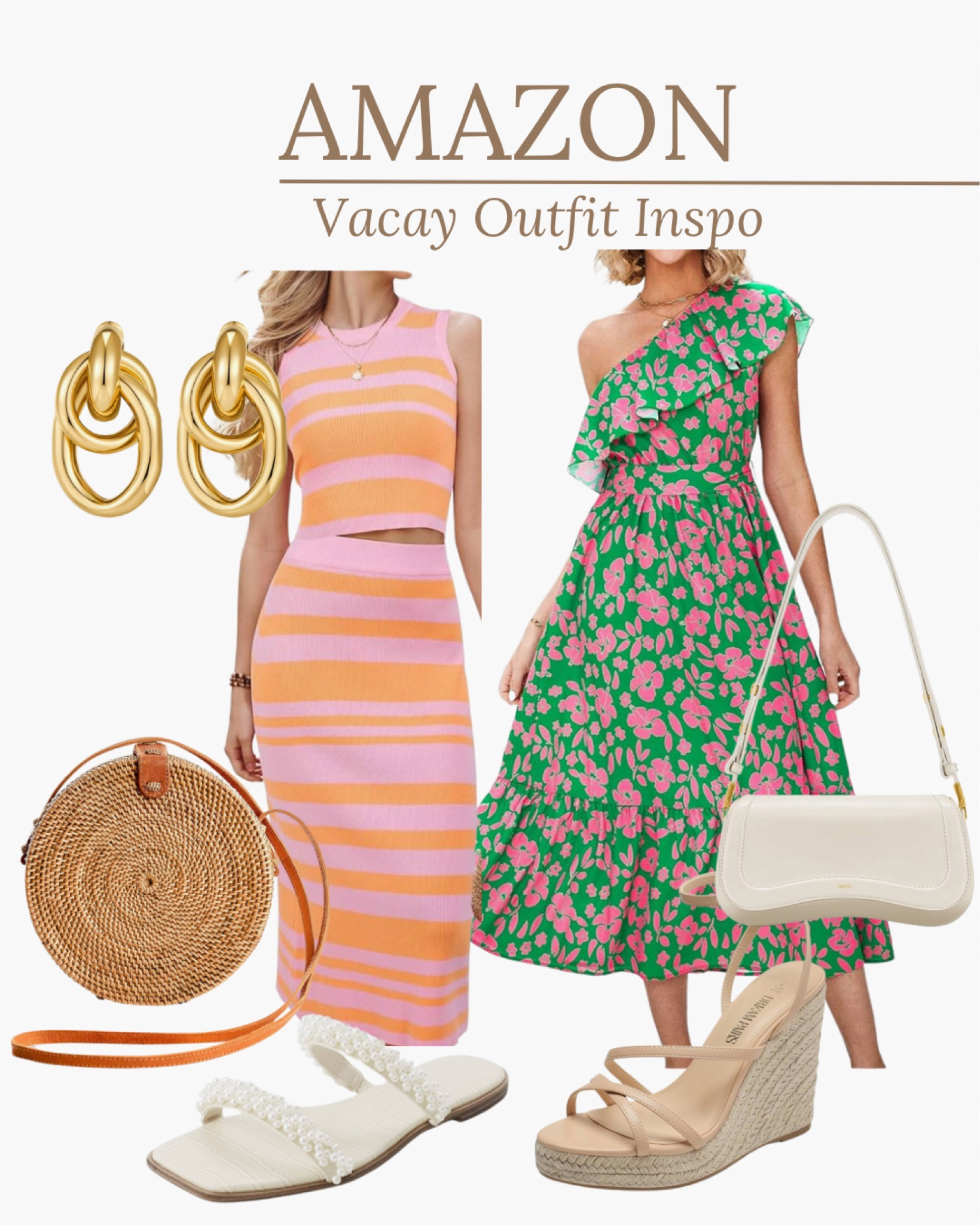 Amazon Vacay Outfit Inspo

Spring 2024, Amazon fashion, found it on Amazon, 2 pc set, gold earrings, straw bag, crossbody, floral maxi dress, sandals, heels

#LTKtravel #LTKSeasonal #LTKfindsunder100