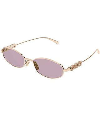 Gucci Women's GG1802S 55mm Oval Sunglasses - Rose Gold | Dillard's