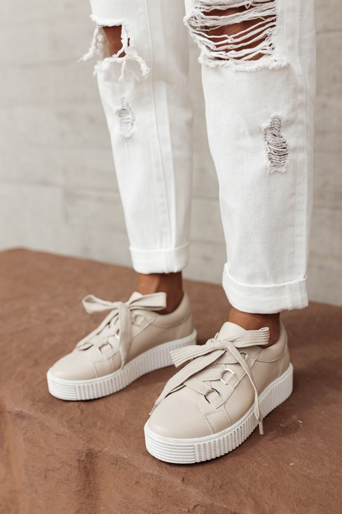 Aria Sneakers in Taupe - böhme | Böhme US