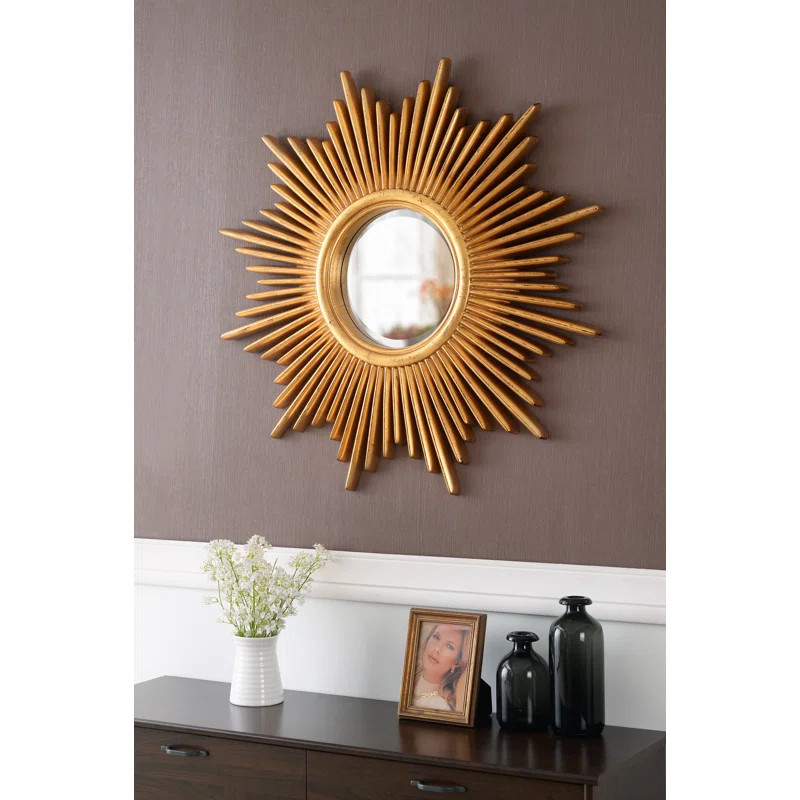 Moorman Starburst Glam Beveled Accent Wall Mirror | Wayfair North America